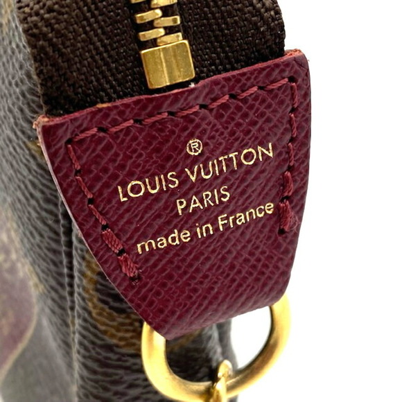 LOUIS VUITTON Mini Pochette Accessoire M63798 Accessory Pouch Monogram - Picture 5 of 10